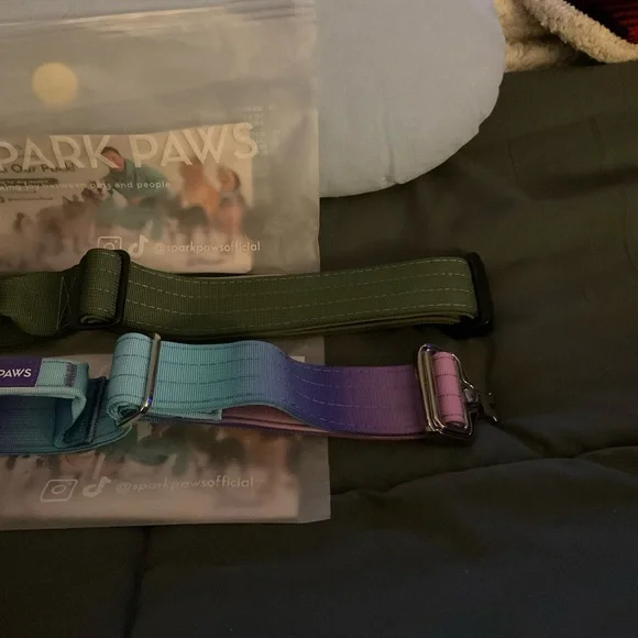 Spark Paws Tactical Dog Collar Green(medium)…only green is left - Picture 6 of 10